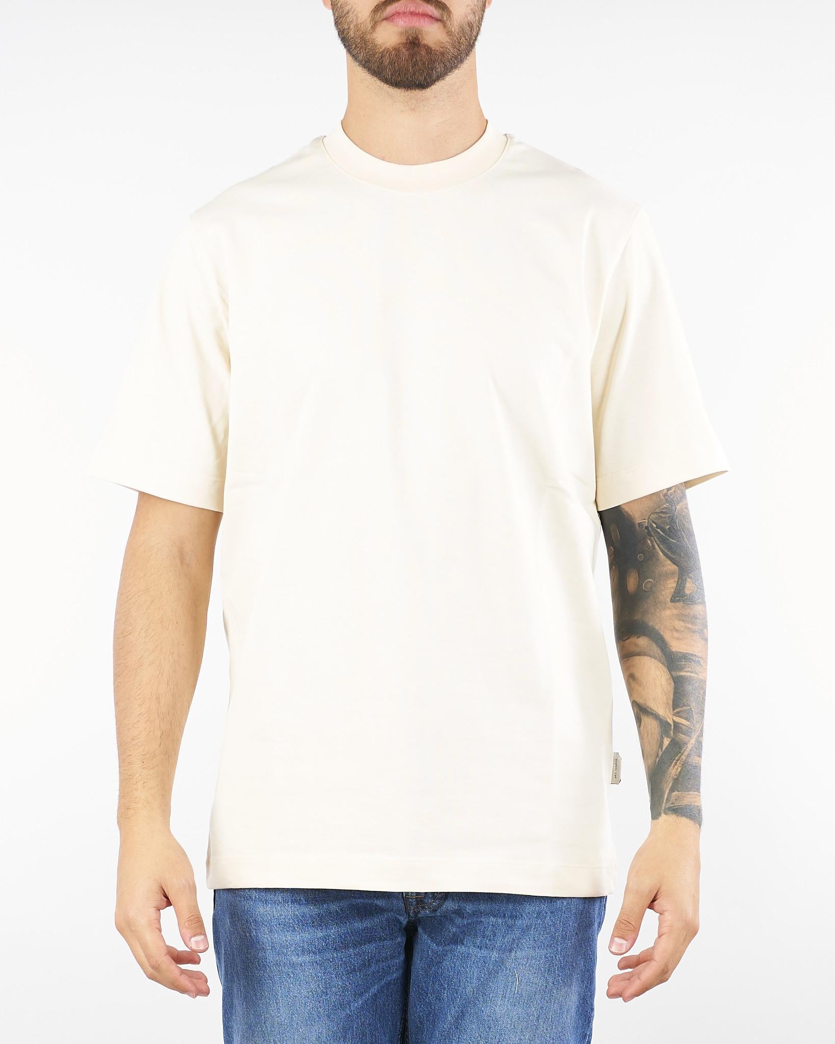 T-shirt Panna in cotone pesante XM4228 5 YES LONDON 