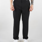 Pantalone Nero gamba dritta crop fit PA3683 9 I'M BRIAN 