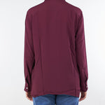 Camicia Bordeaux in crepe misto seta CABIRIA 10 MARELLA 