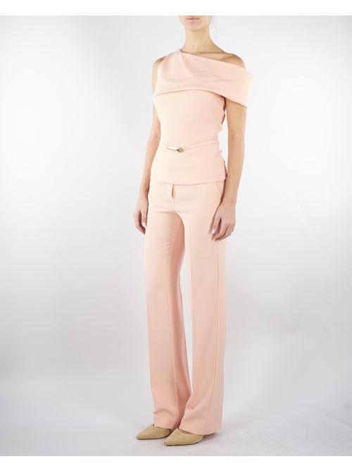 Pantalone Pesca in cady PA01802TCRP0004 V0697 SIMONA CORSELLINI 