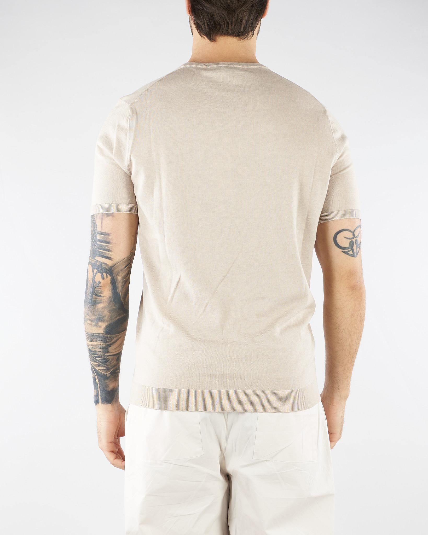 Maglia Beige in misto cotone e seta U0288M5208 15 UNGARO 