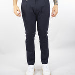 Pantalone Blu in fresco lana con elastico in vita Max GC1PFW25266847 E044 GOLDEN CRAFT 