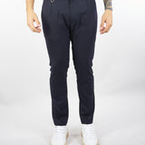 Pantalone Blu in fresco lana con elastico in vita Max GC1PFW25266847 E044 GOLDEN CRAFT 