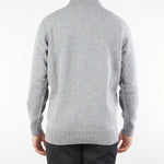 Maglia Polo Grigio in pura lana e cashmere B9F0102 93M AMARANTO 