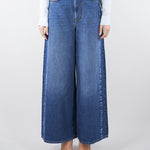 Jeans in denim di cotone con stampa logo WKDVORTICE 28 MAX MARA WEEKEND 