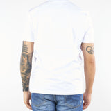 T-shirt Bianco basic in misto lyocell e cotone 8N1TE81JUVZ 100 EMPORIO ARMANI 
