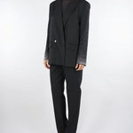 Pantalone Nero chino in tessuto stretch OPACO 1 MARELLA 