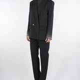 Pantalone Nero chino in tessuto stretch OPACO 1 MARELLA 