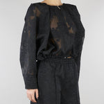 Bomber Nero con ricami M6ER00 100 MEIMEIJ 