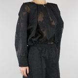 Bomber Nero con ricami M6ER00 100 MEIMEIJ 