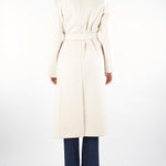 Cappotto Panna in drap di pura lana LORIANA 48 MAX MARA STUDIO 