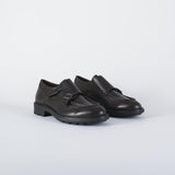 Derby Moro in pelle con doppia fibbia 23055PVR9 80 ANTICA CUOIERIA 