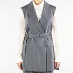 Gilet Grigio con cintura LC83KIC 98 IMPERIAL 