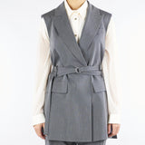 Gilet Grigio con cintura LC83KIC 98 IMPERIAL 