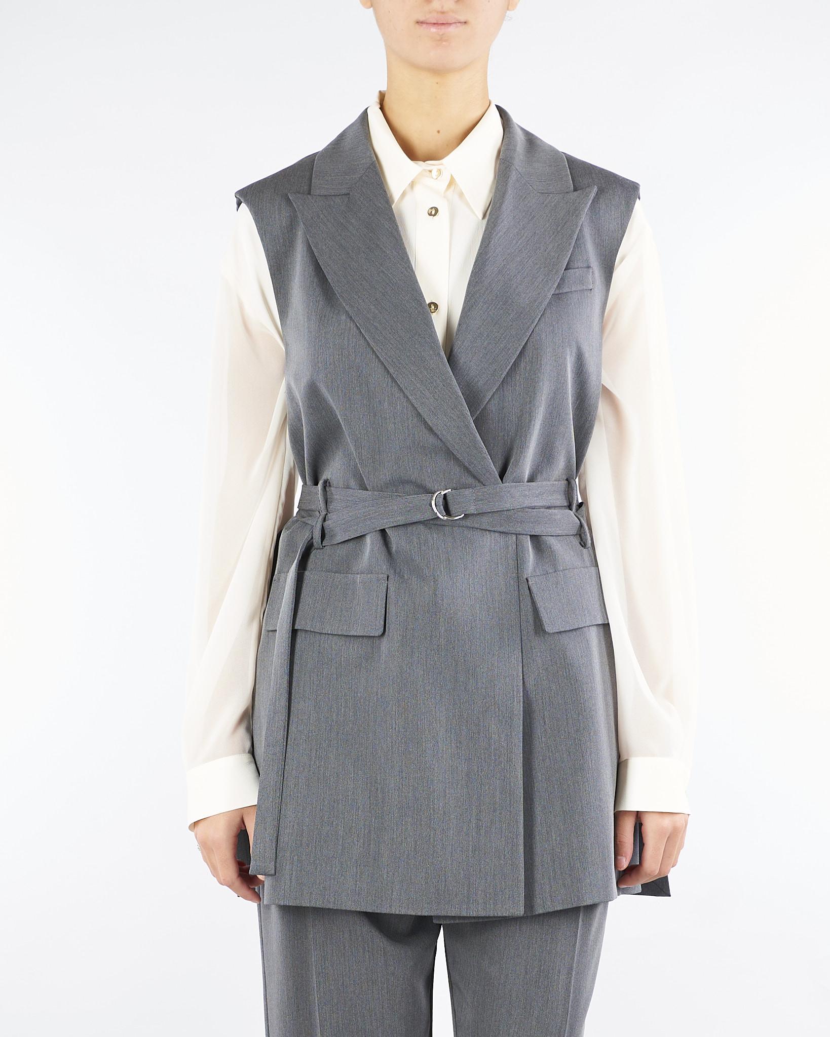 Gilet Grigio con cintura LC83KIC 98 IMPERIAL 