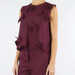 Blusa Bordeaux con fiocchi CANORE 5 MARELLA 