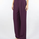 Pantaloni Bordeaux ampi con vita alta PES0KHX 85 IMPERIAL 