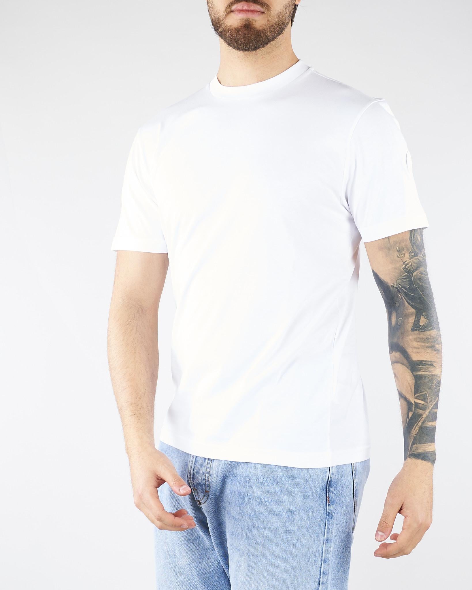 T-shirt Bianco con logo 75296SH 01 COLMAR 