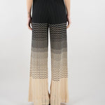 Pantalone Yoda Crema-Nero in maglia YODA 810 NENETTE 