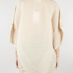 Blusa Crema plissettata M6PY17 824 MEIMEIJ 