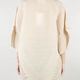 Blusa Crema plissettata M6PY17 824 MEIMEIJ 