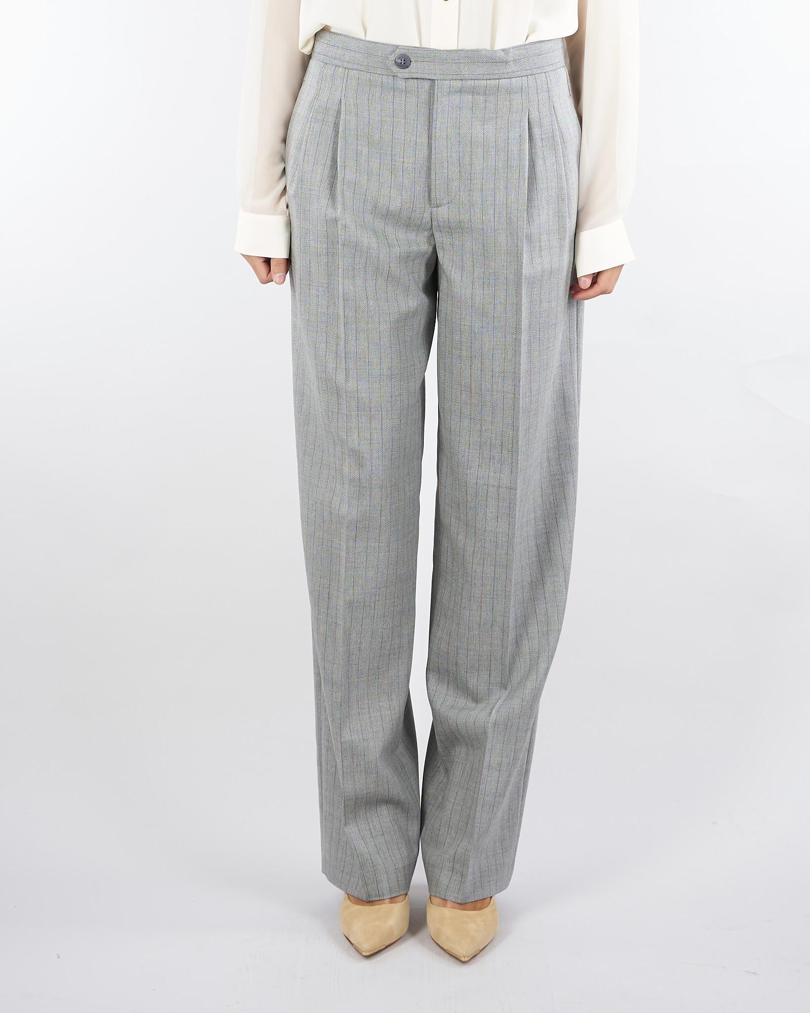 Pantaloni sartoriali Grigio in misto lana TP2632 12738 TWIN SET 