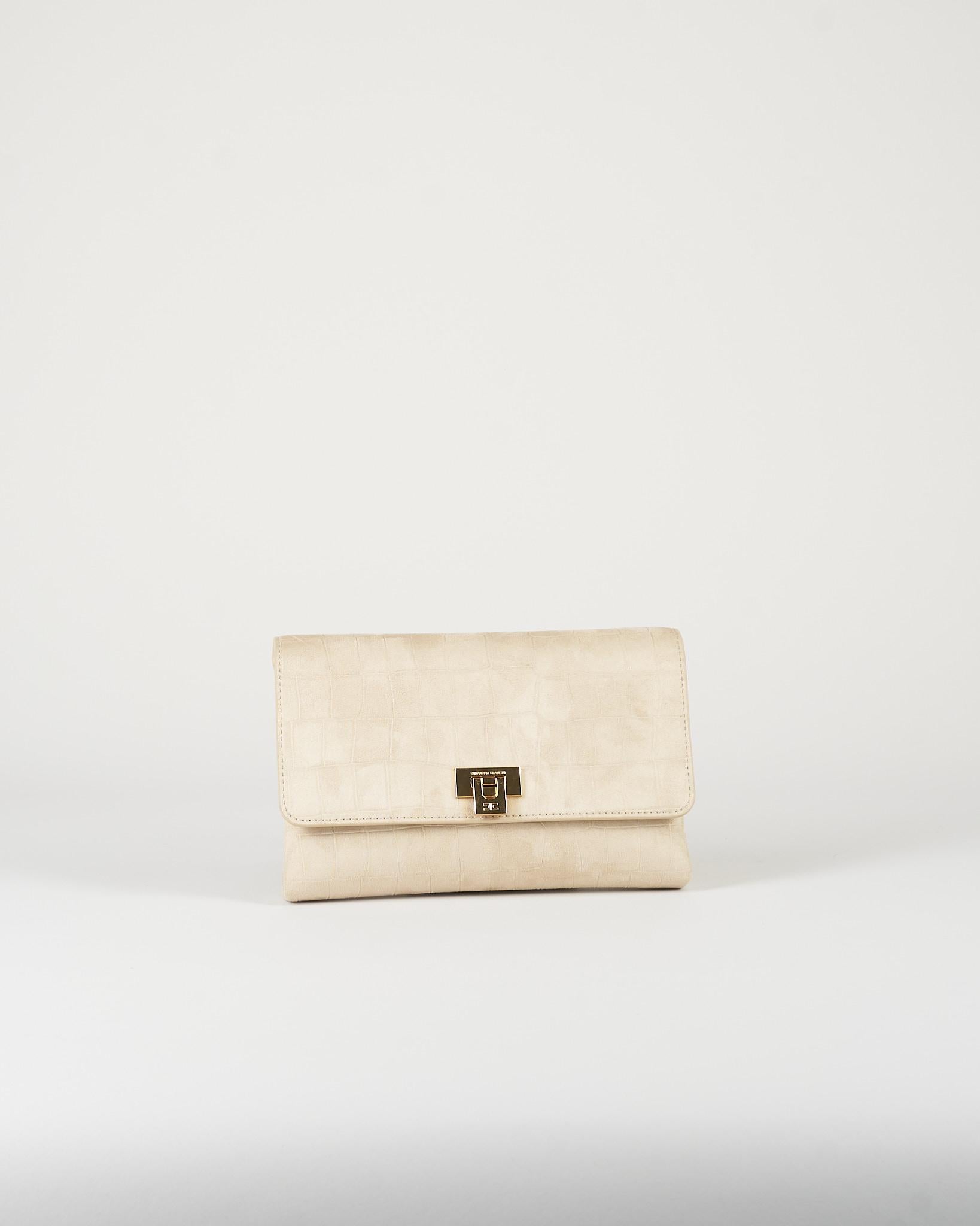 Borsa a tracolla Vaniglia in suede BS64A61E2 135 ELISABETTA FRANCHI 