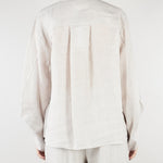 Camicia Grigio in lino M6PK03 889 MEIMEIJ 