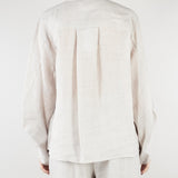 Camicia Grigio in lino M6PK03 889 MEIMEIJ 