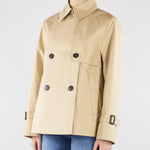 Trench Beige in gabardina antigoccia WKDBIGLIA 3 MAX MARA WEEKEND 