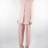 Pantalone Rosa con pences M6PW00 423 MEIMEIJ 
