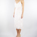 Abito Rosa longuette in pizzo con paillettes TP2630 570 TWIN SET 