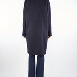 Cappotto Blu over in lana AGENDA 10 MAX MARA STUDIO 