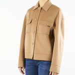 Giacca Cammello boxy in lana, cachemire e seta FIERO 24 MAX MARA STUDIO 