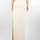 Gonna Burro in crêpe leggero con zip gioiello GO16561E2 193 ELISABETTA FRANCHI 