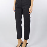 Pantalone Nero in gabardina stretch