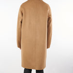 Cappotto Cammello oversize in pura lana B6F0022 12M AMARANTO 