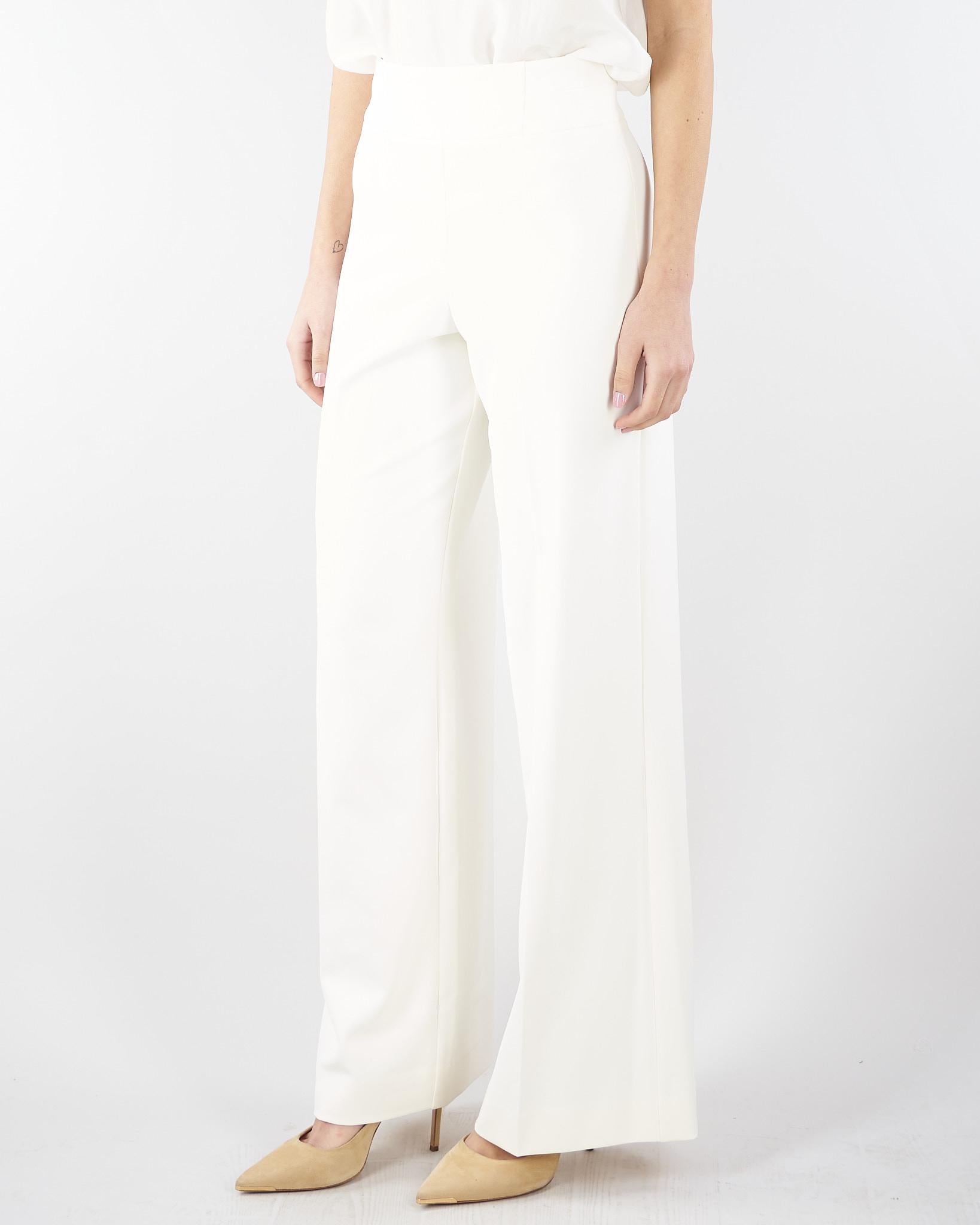 Pantalone Ella Avorio con gamba dritta ELLA 4 NENETTE 