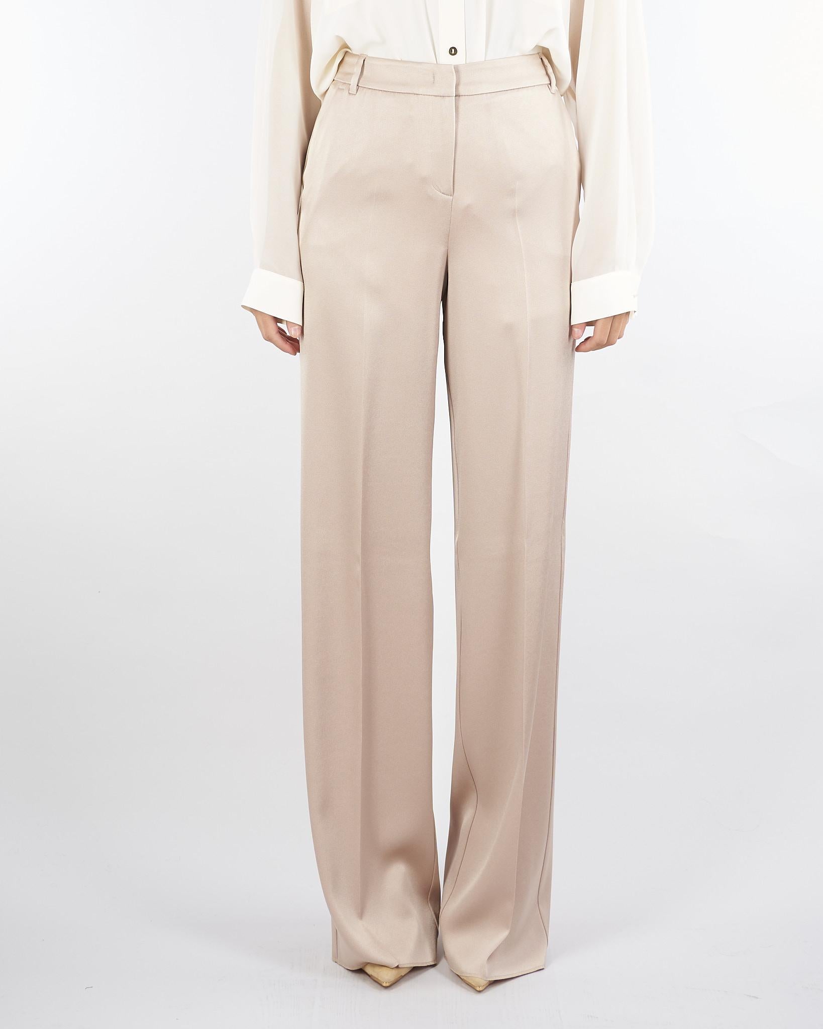 Pantalone in satin Champagne WOLF 2 MARELLA 