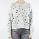 Maglia in alpaca con dettagli sul davanti Icona