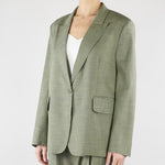 Blazer Verde con bordi sfrangiati TAB0049 17 VICOLO 