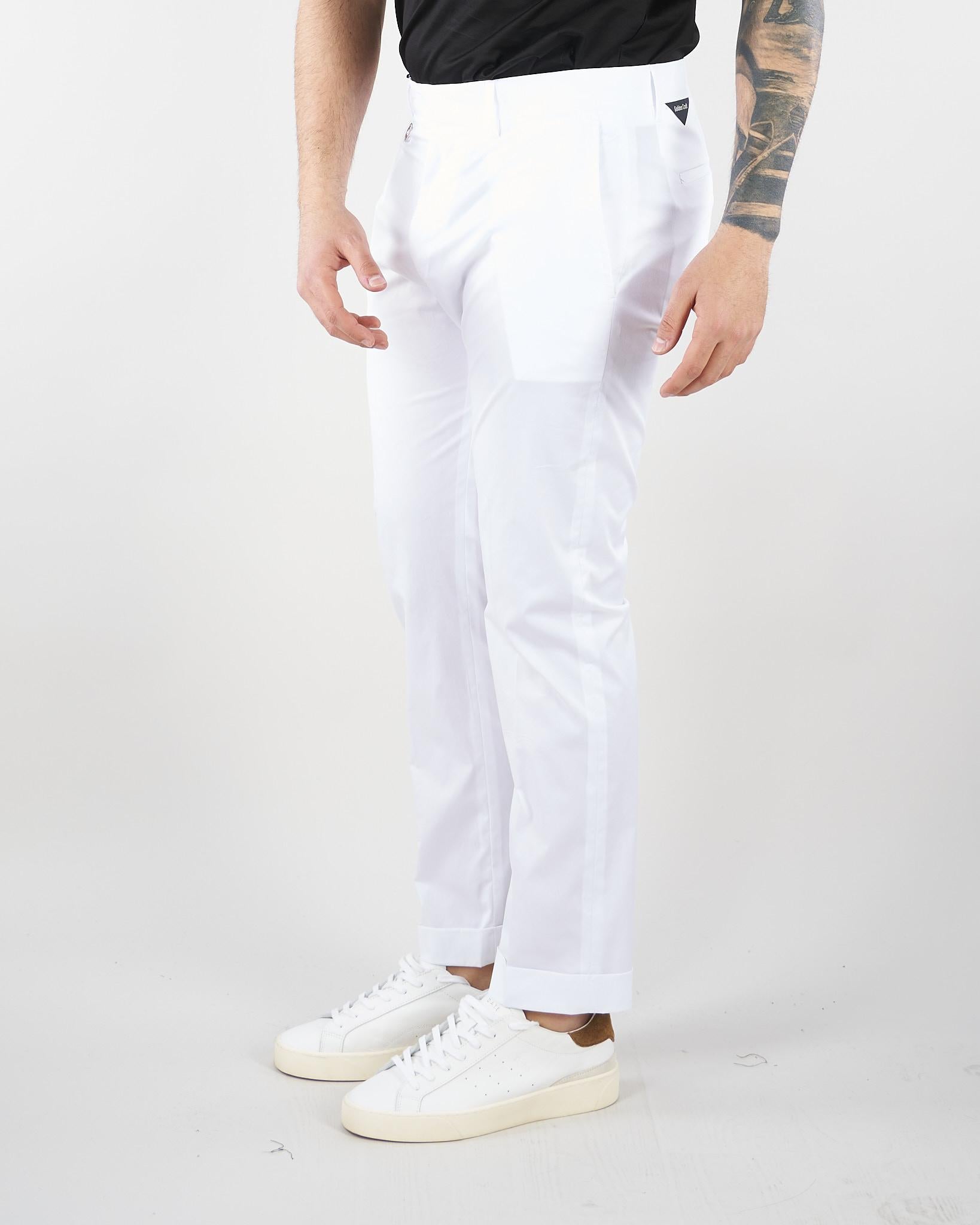 Pantalone Roxy Bianco in cotone GC1PSS266888 A001 GOLDEN CRAFT 