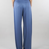 Pantalone Avio in satin leggero MSEDIVO 8 MAX MARA STUDIO 