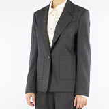 Giacca Antracite microfantasia RI9CO34 80 ANGELA DAVIS 