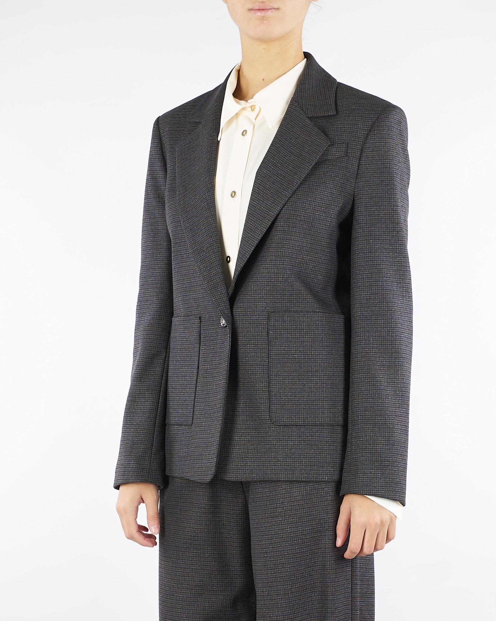 Giacca Antracite microfantasia RI9CO34 80 ANGELA DAVIS 