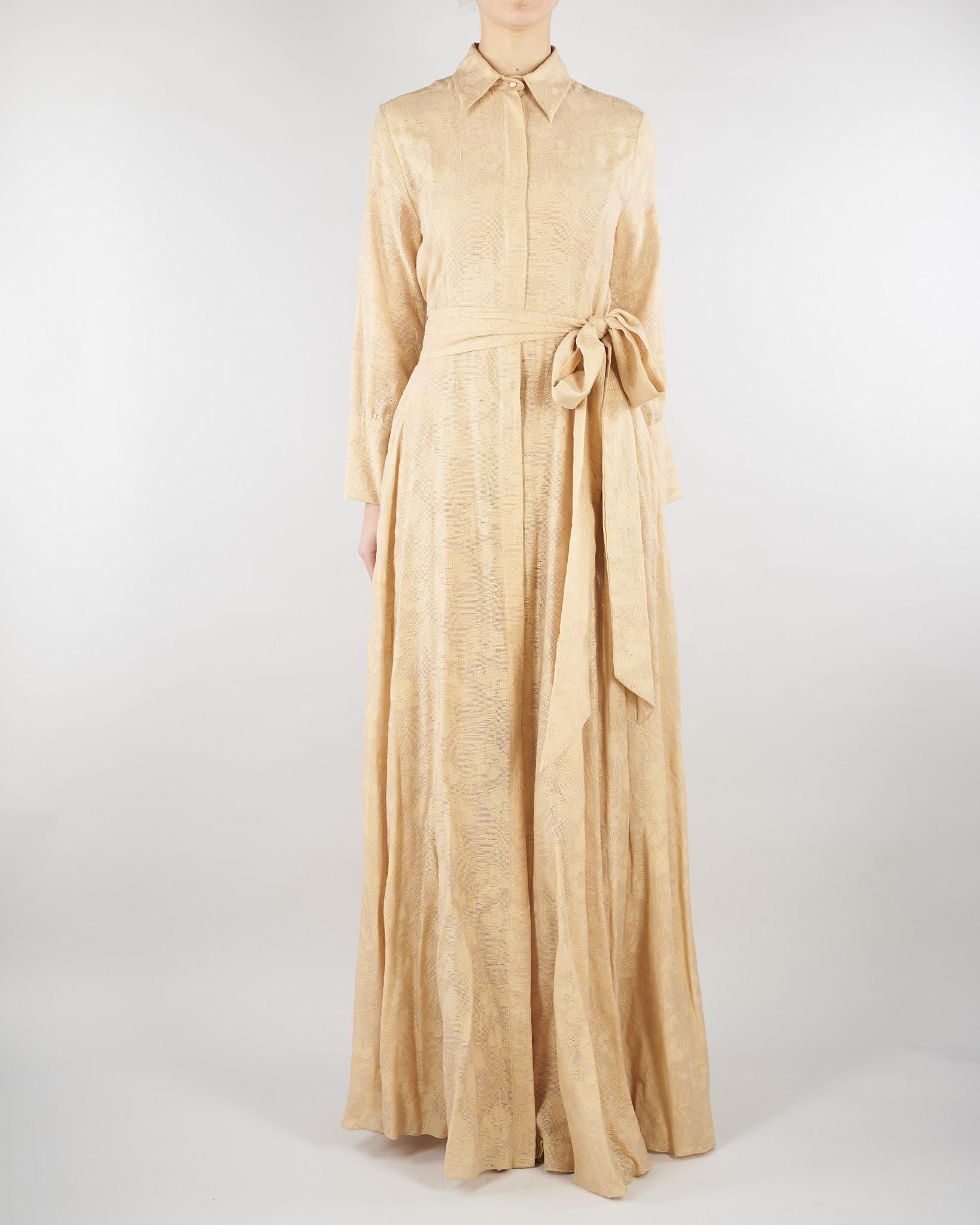 Abito Chemisier jacquard Beige AL100 30 ATELIER LEGORA 