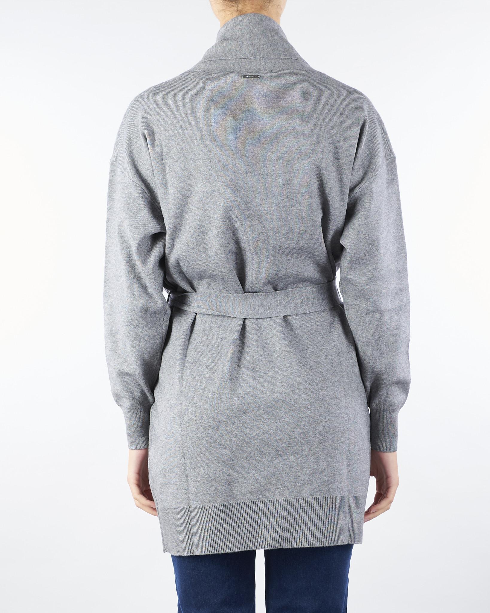Cardigan vestaglia Grigio con strass NS266 95 NO SECRETS 