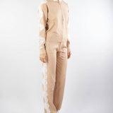 Pantalone in maglia con inserti in pizzo No Secrets