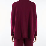 Maglia Polo Bordeaux in puro cashmere V53604 85 VANISE' 