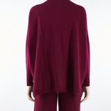 Maglia Polo Bordeaux in puro cashmere V53604 85 VANISE' 
